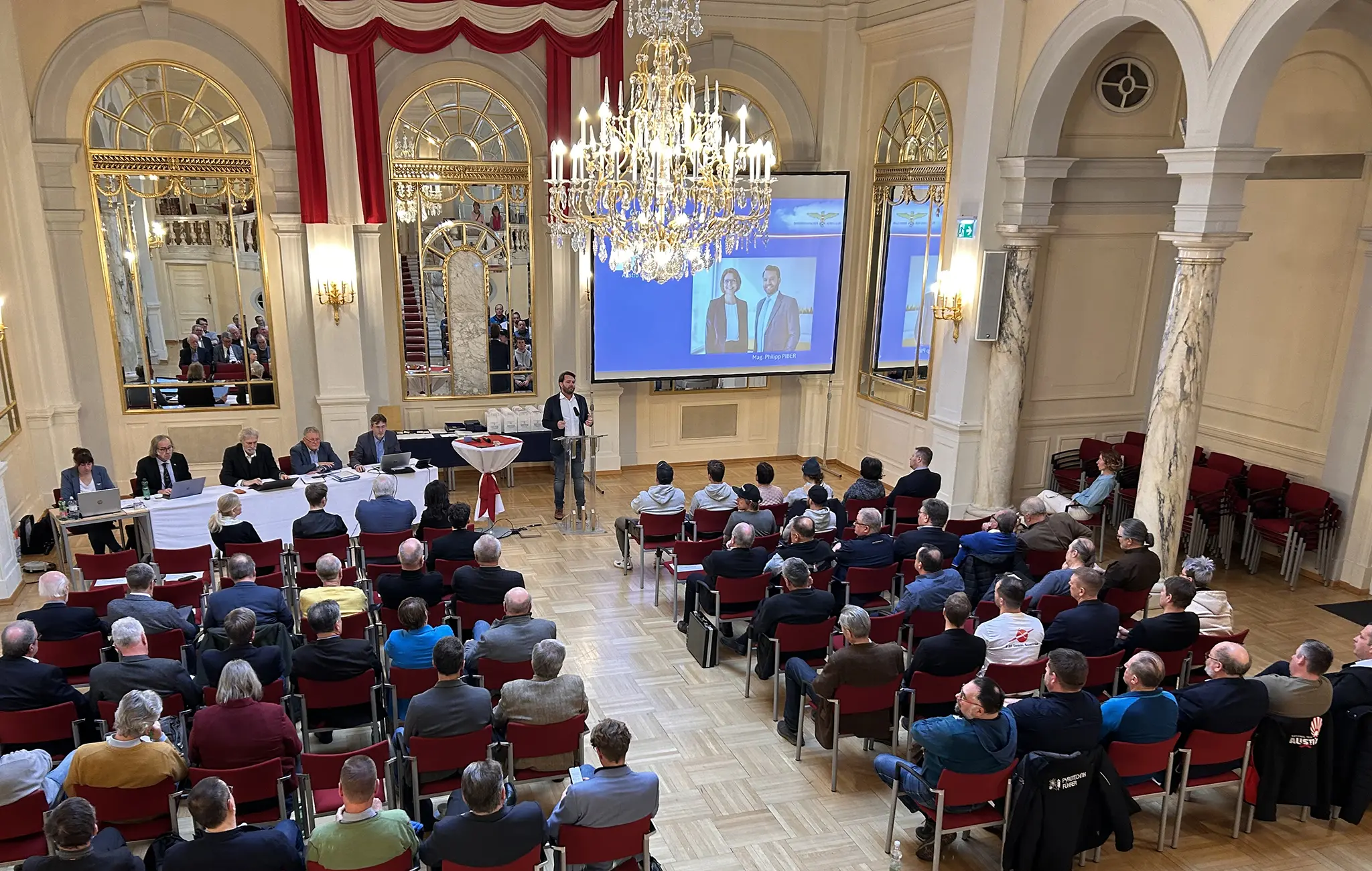 Festlicher Saal als Key Visual für den Festakt